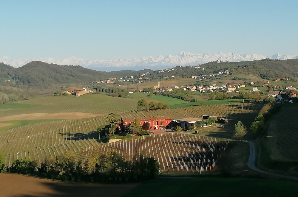 Vista aerea della cantina